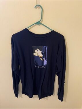 Cowboy Bebop Sunrise Logo Black Long Sleeve Tee - Official Funimation